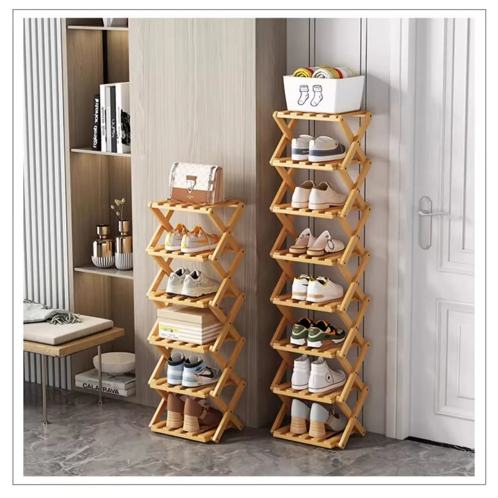 Premium Simple Folding Shoe Rack Multi-Layer Rental Dormitory Multi-Function Installation Reliable