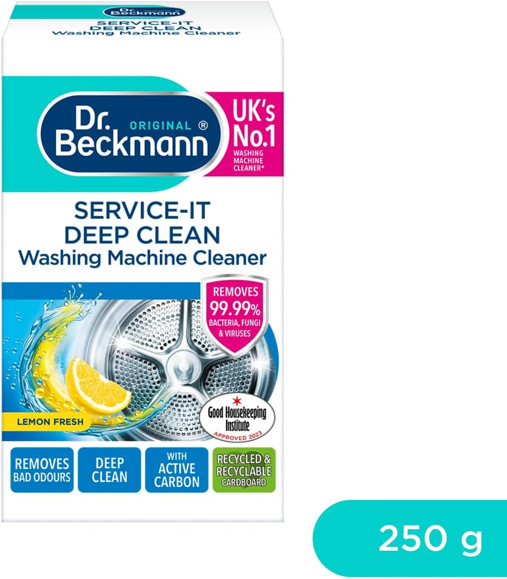 Service-It Deep Clean Washing Machine Cleaner | Removes 99,99 % of Bacteria and Fungi and Viruses | Eliminates Bad Odours | 250 G