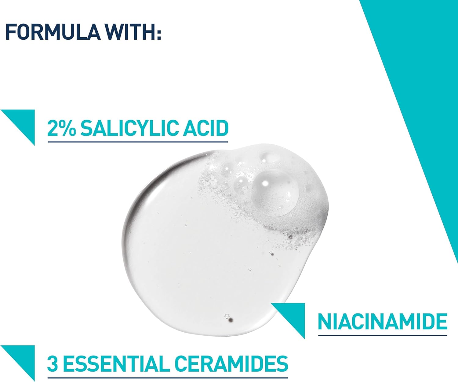 Cerave Blemish Control Face Cleanser with 2% Salicylic Acid & Niacinamide for Blemish-Prone Skin 236Ml