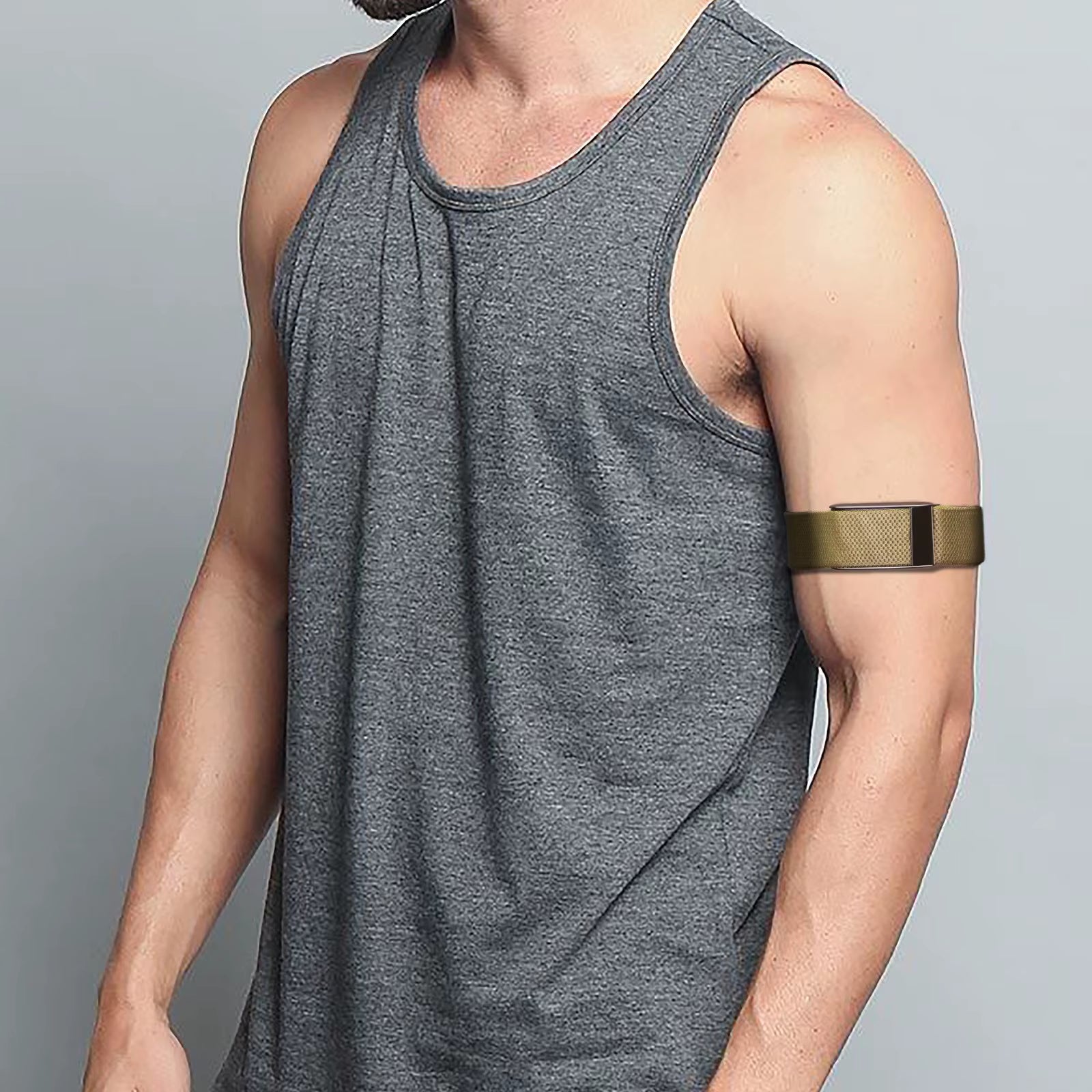 New Whoop5.0 Arm Band with Nylon WHOOP MG Braided Elastic Sports Bicep Replacement Band